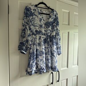 Club Monaco toile print dress size 0